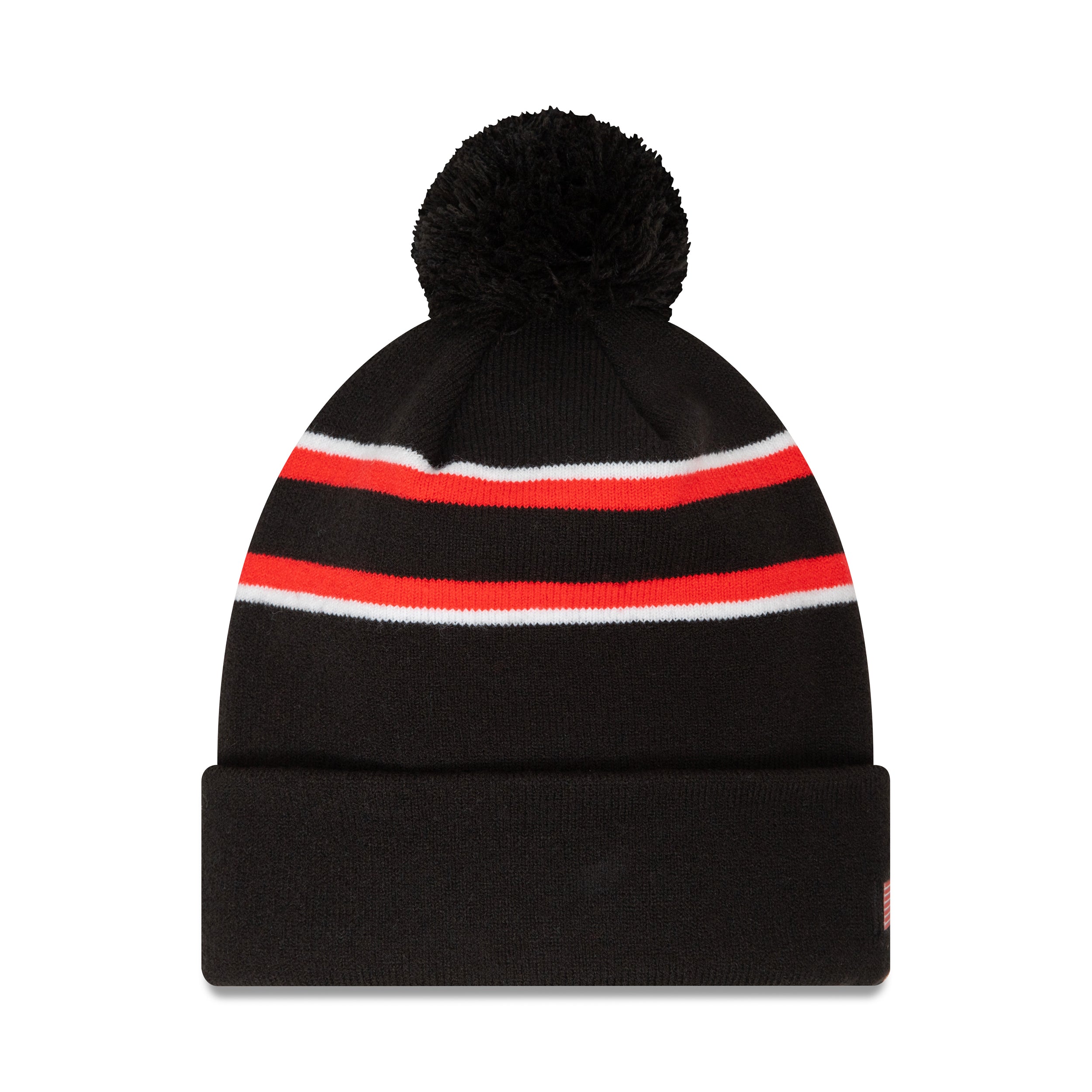 Haas F1 Team Cuff Beanie Adults - Black/Scarlet