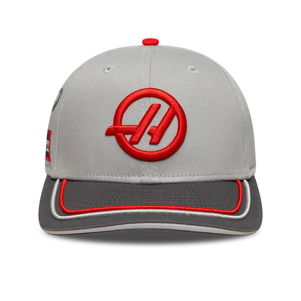 Haas F1 Team 2025 200TH Race 9Seventy Cap Stretch Snap Adults - Dark Grey