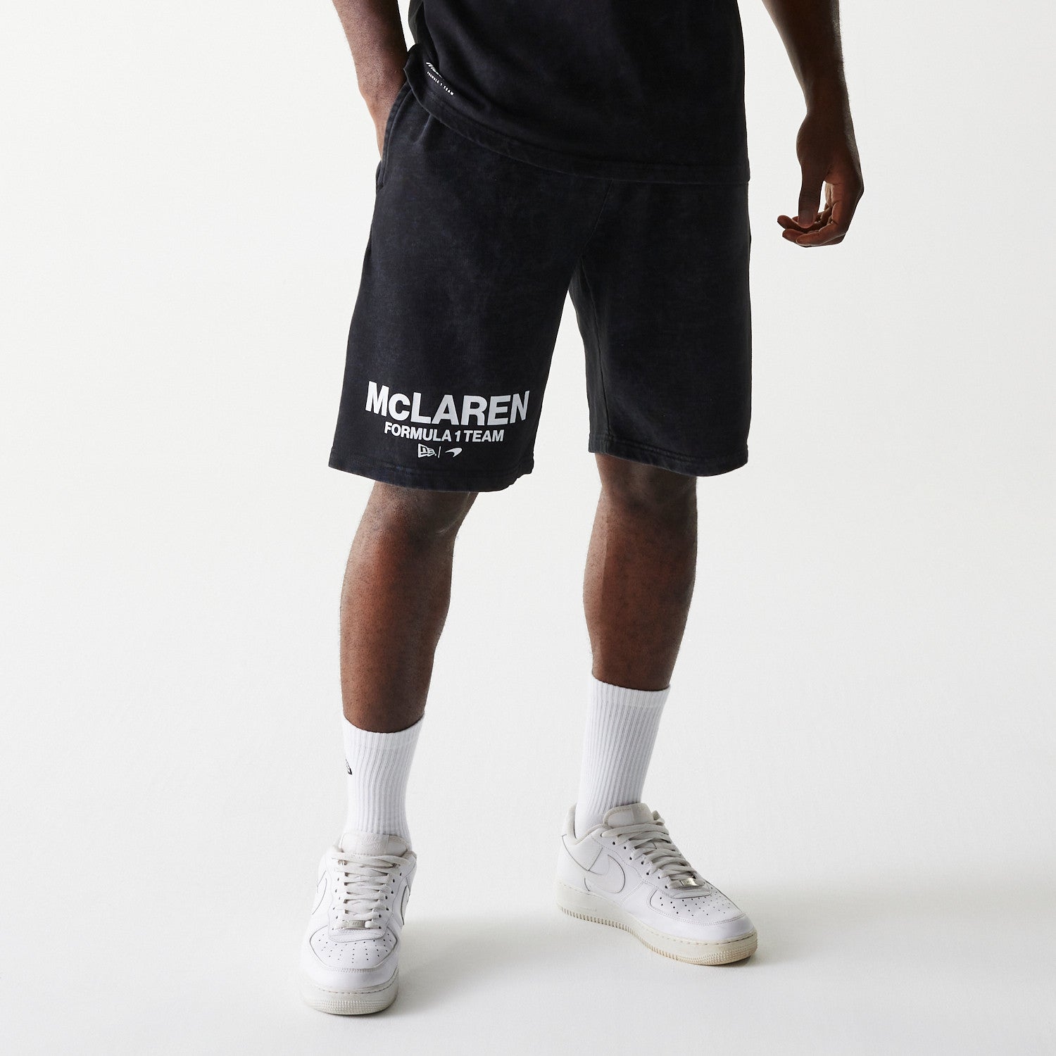 McLaren Racing F1 Word Mark Oversized Shorts Adults - Black