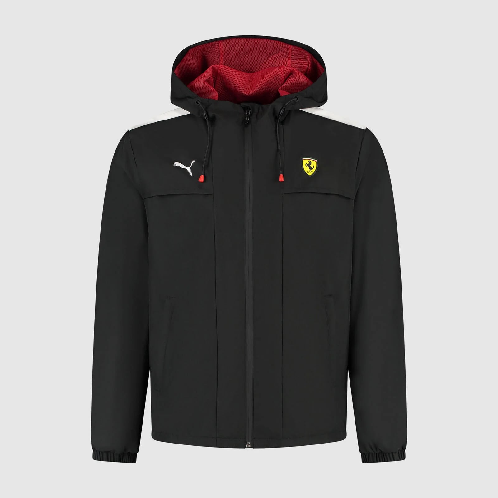 Scuderia Ferrari F1 Rain Jacket Mens - Black