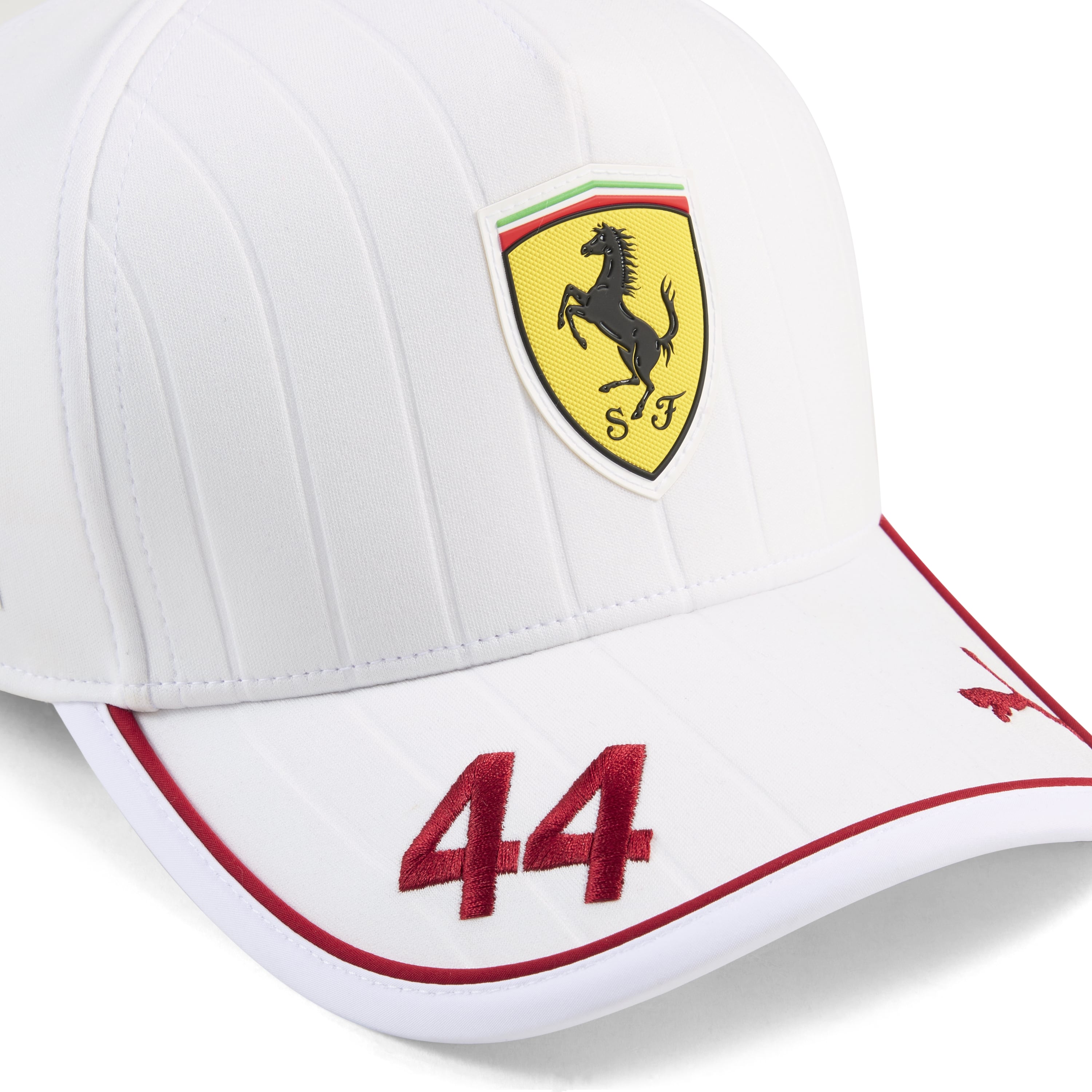 Scuderia Ferrari F1 Team 2025 Lewis Hamilton Baseball Cap Adults - White