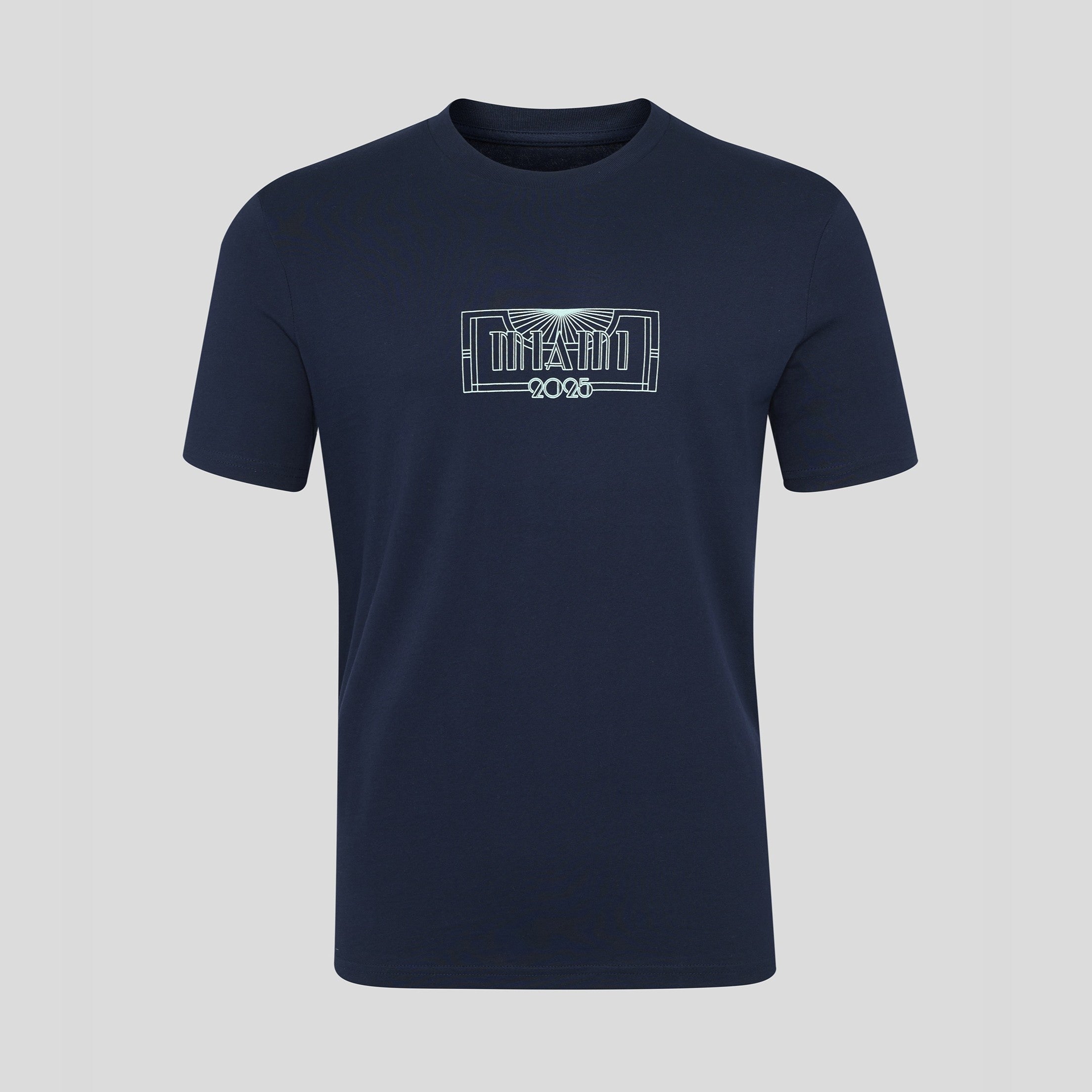 McLaren Racing F1 Miami Race Regular Fit Graphic Tee Unisex - French Navy