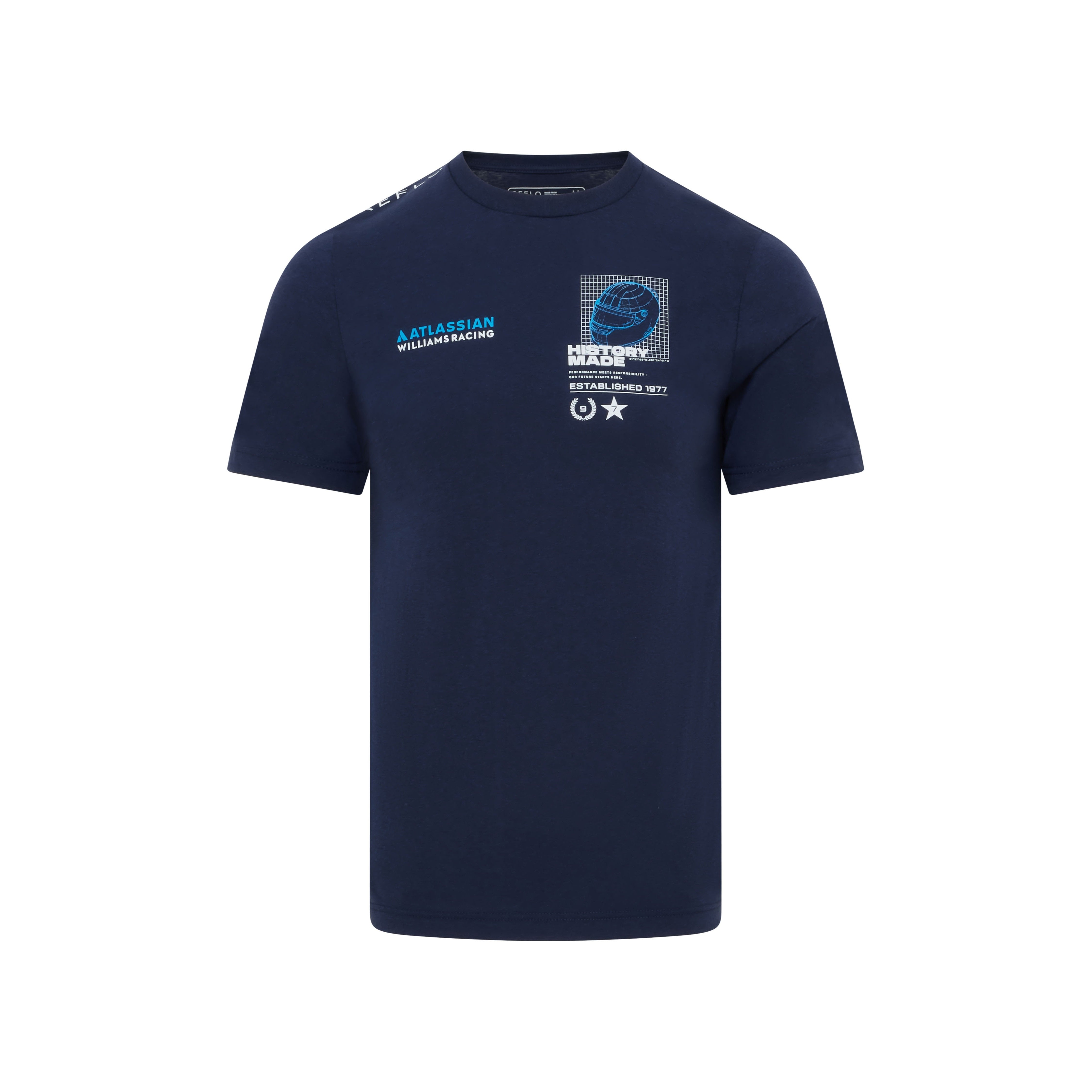 Williams Racing F1 X Reflo Helmet T-Shirt Unisex - Blue