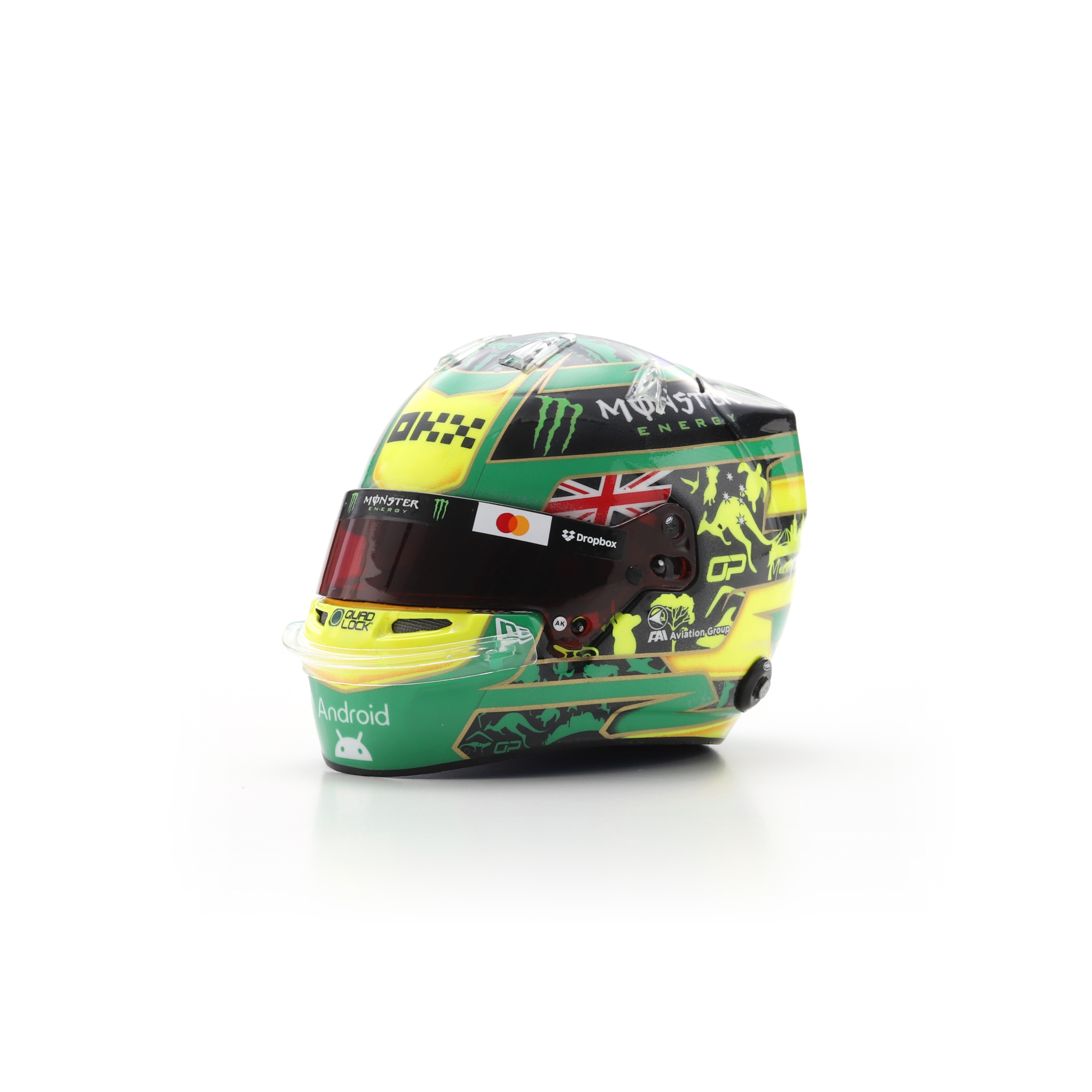 Spark McLaren Racing F1 Racing F1 Team Oscar Piastri 2025 Australian GP Mini Helmet Adults - Multicolour - 1:5 Scale