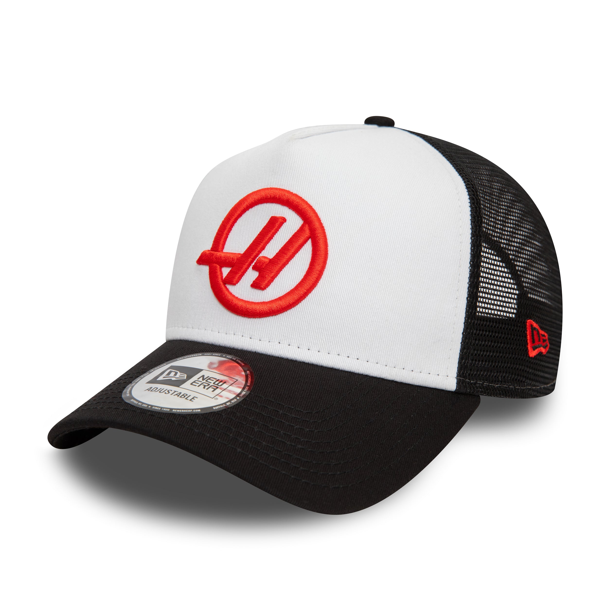 Haas F1 Trucker Cap Adults - Black/White