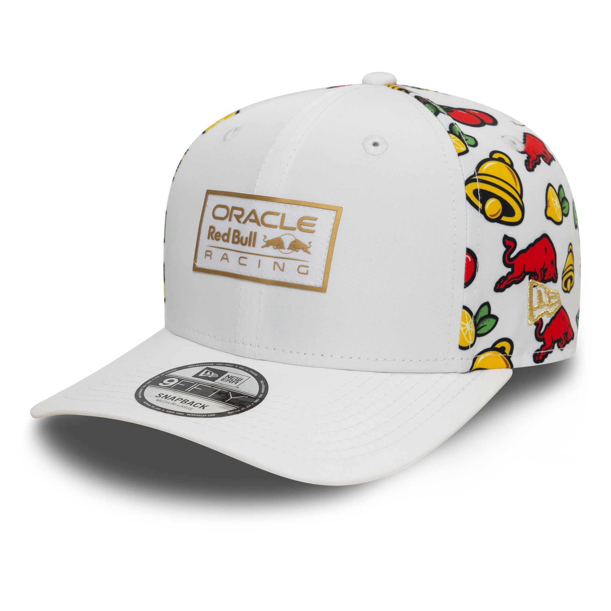 Red Bull Racing F1 Las Vegas All Over Print 9Fifty Cap Pre Curve Adults - White