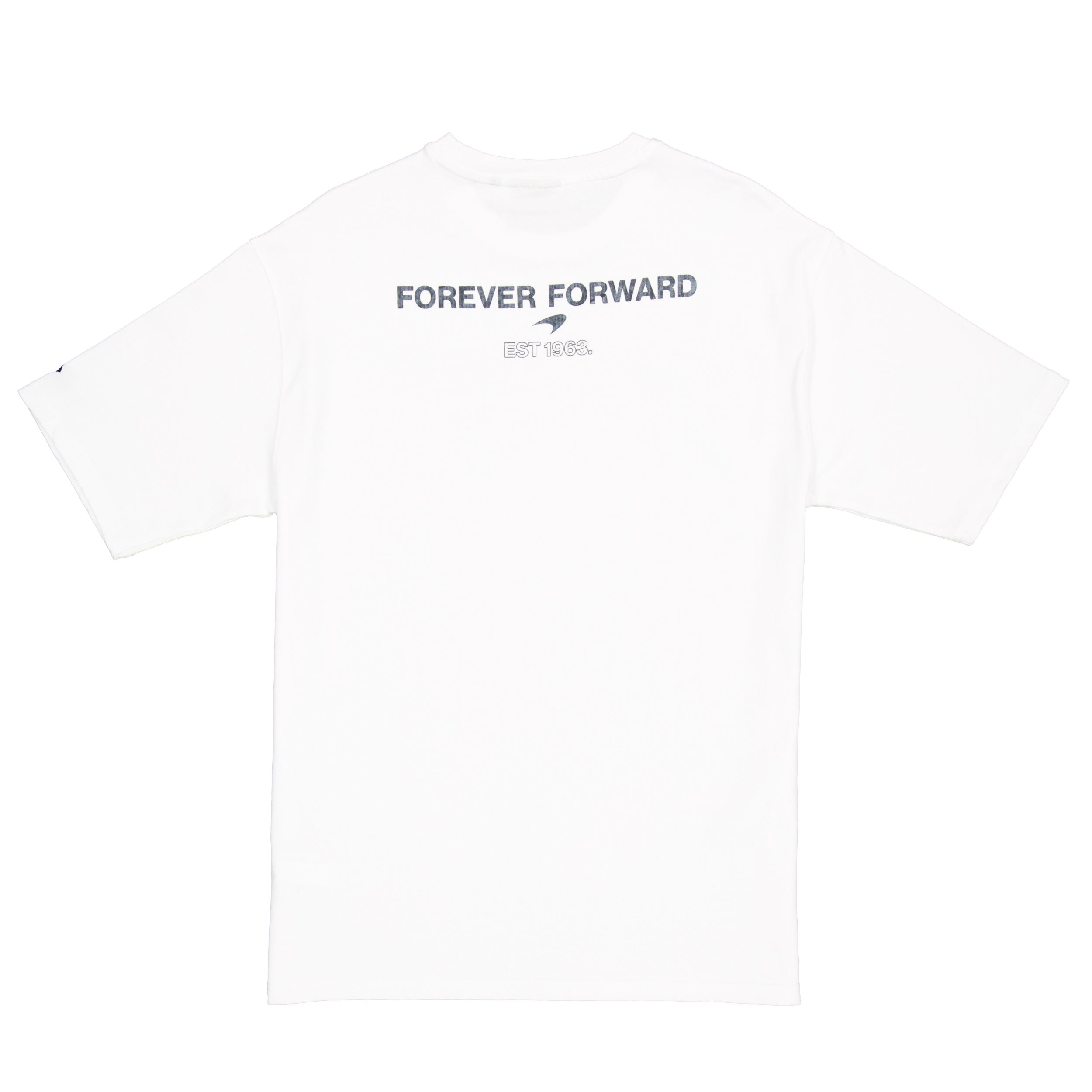 McLaren Racing F1 Wordmark Logo Oversized Tee Adults - White