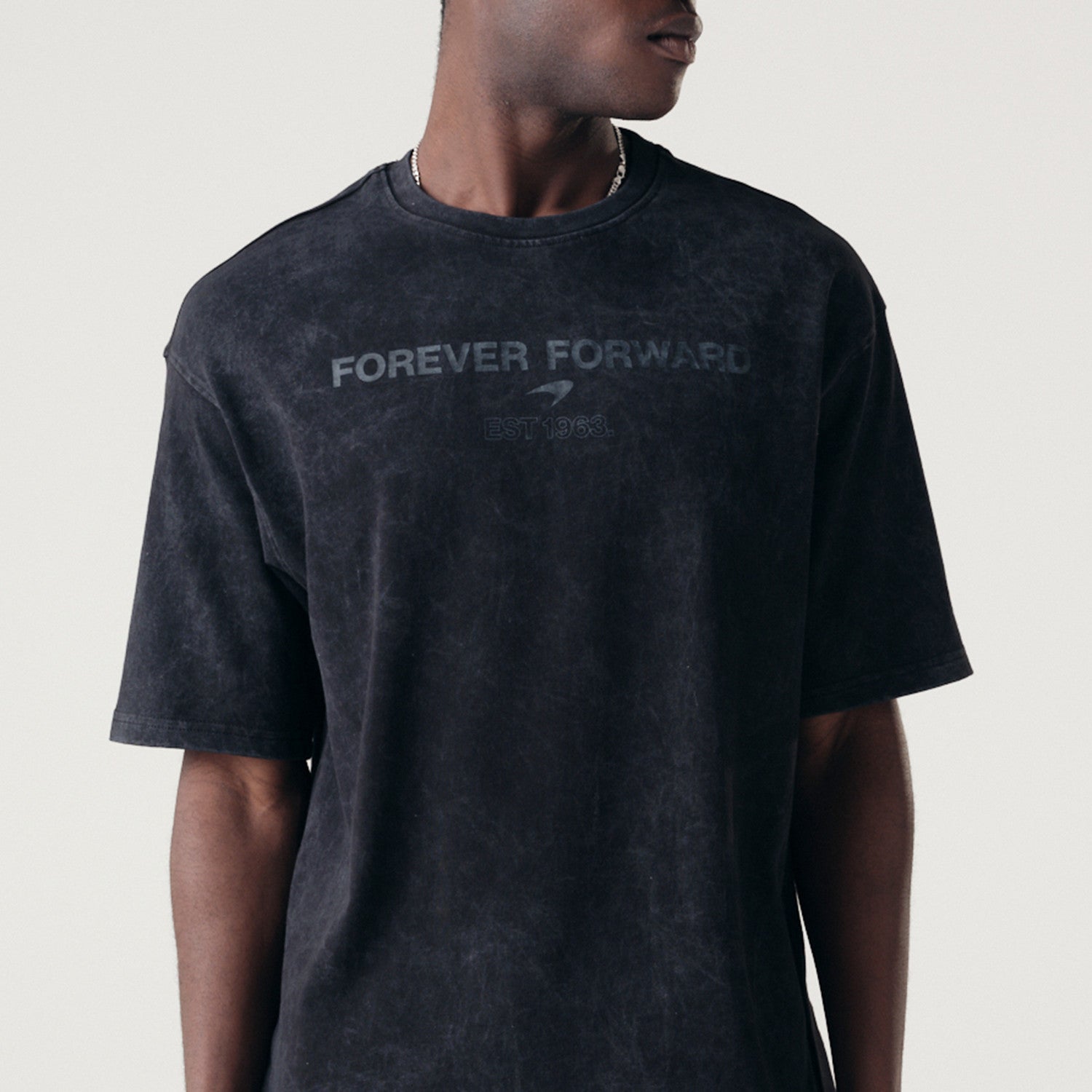 McLaren Racing F1 Speedmark Oversized Tee Adults - Black