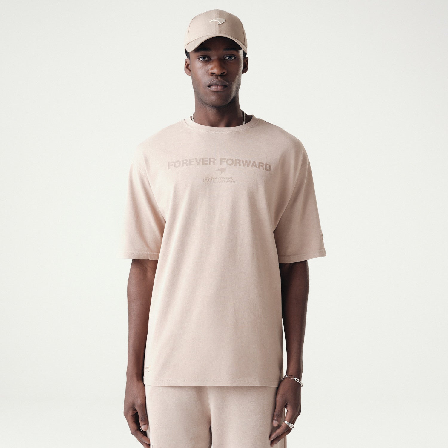McLaren Racing F1 Speedmark Oversized Tee Adults - Taupe