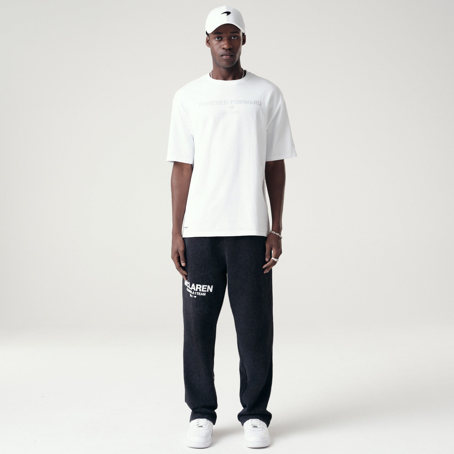McLaren Racing F1 Speedmark Oversized Tee Adults - White
