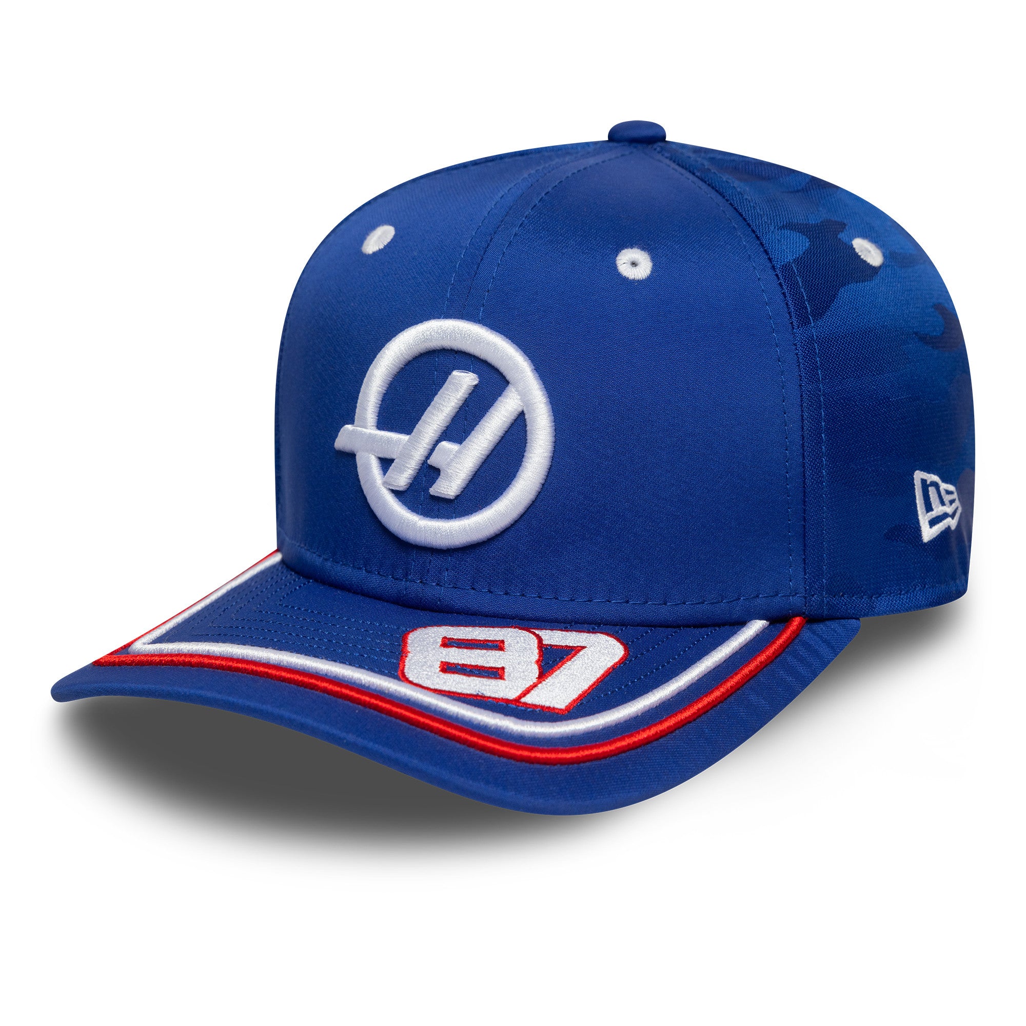 Haas F1 Team 2025 Silverstone Oliver Bearman 9Seventy Cap Stretch Snap Adults - Medium Blue