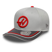 Haas F1 Oliver Bearman 200TH Race 9Seventy Cap Stretch Snap Adults - Dark Grey