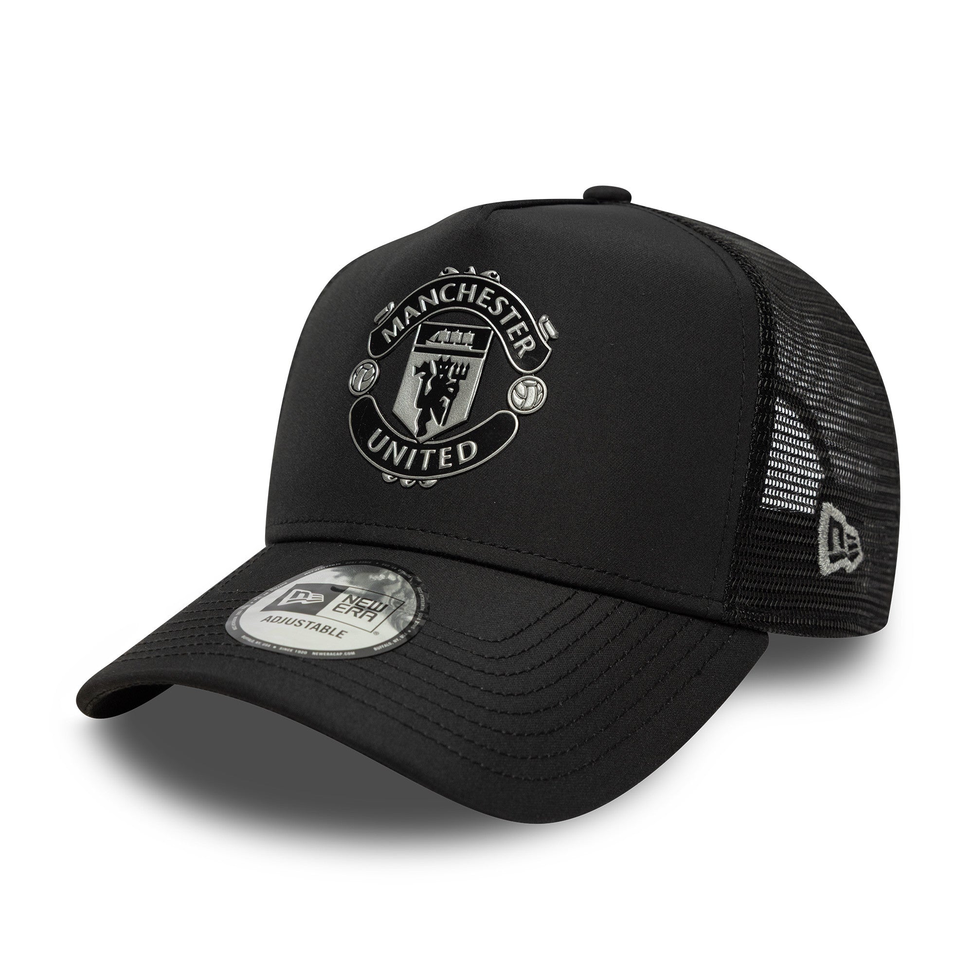 Manchester United Reflective Trucker Cap Adults - Black