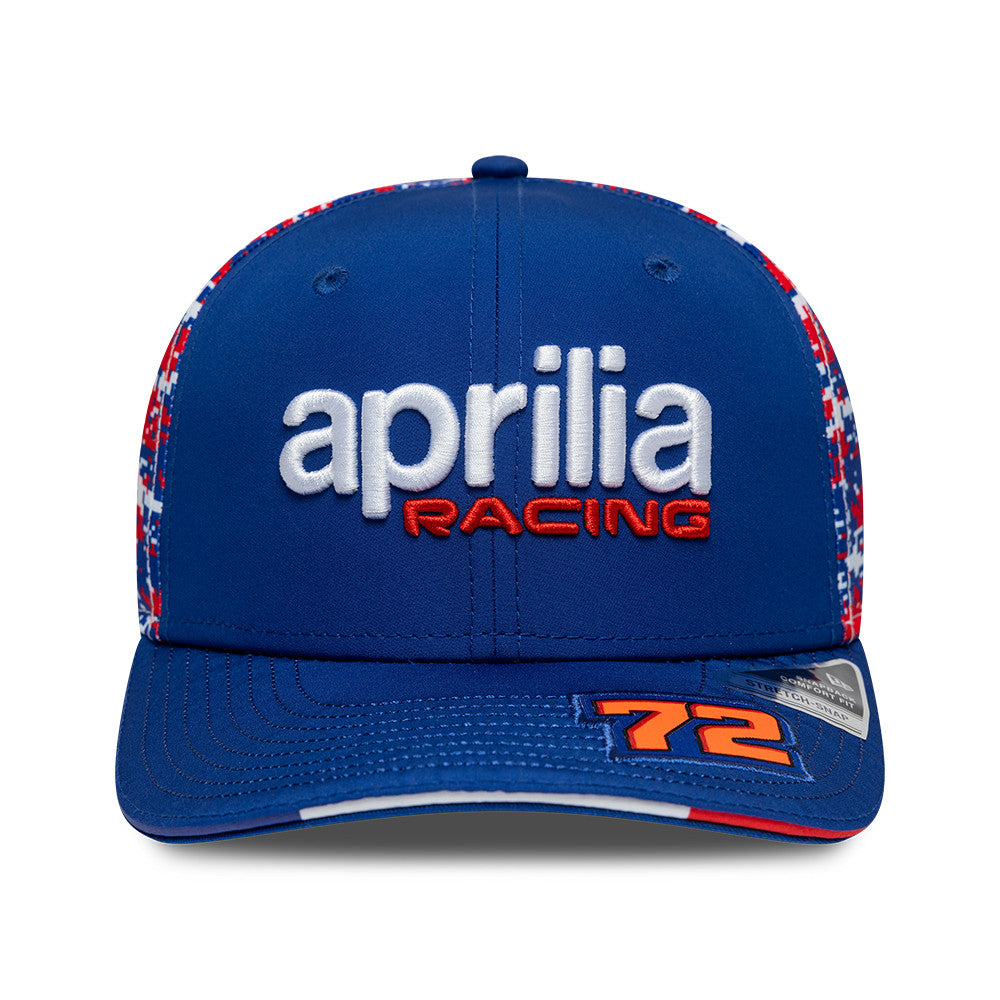 Aprilia Team 2026 Le Mans Marco Bezzecchi 9Seventy Cap Stretch Snap Adults - Bright Royal Blue