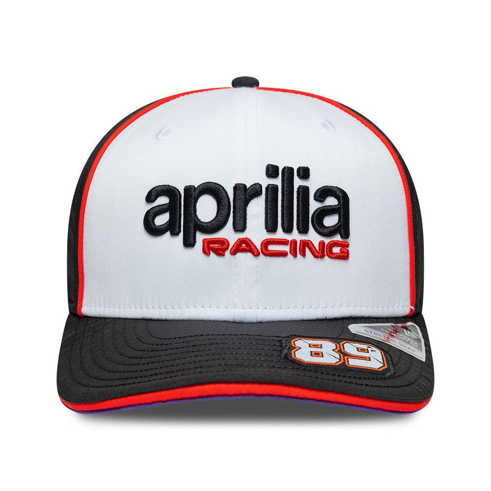Aprilia Team 2026 Jorge Martin 9Seventy Cap Stretch Snap Adults - White