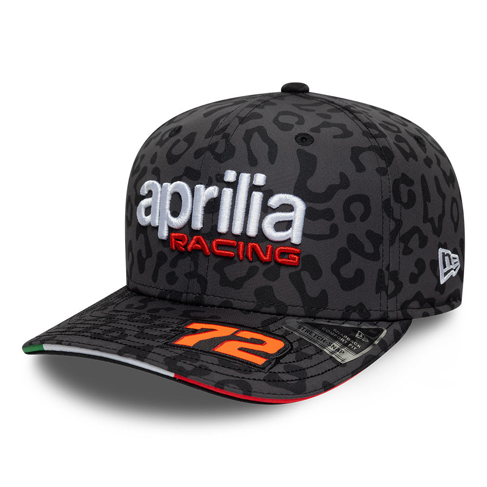 Aprilia Team 2026 Marco Bezzecchi Mugello 9Seventy Cap Stretch Snap Adults - Black