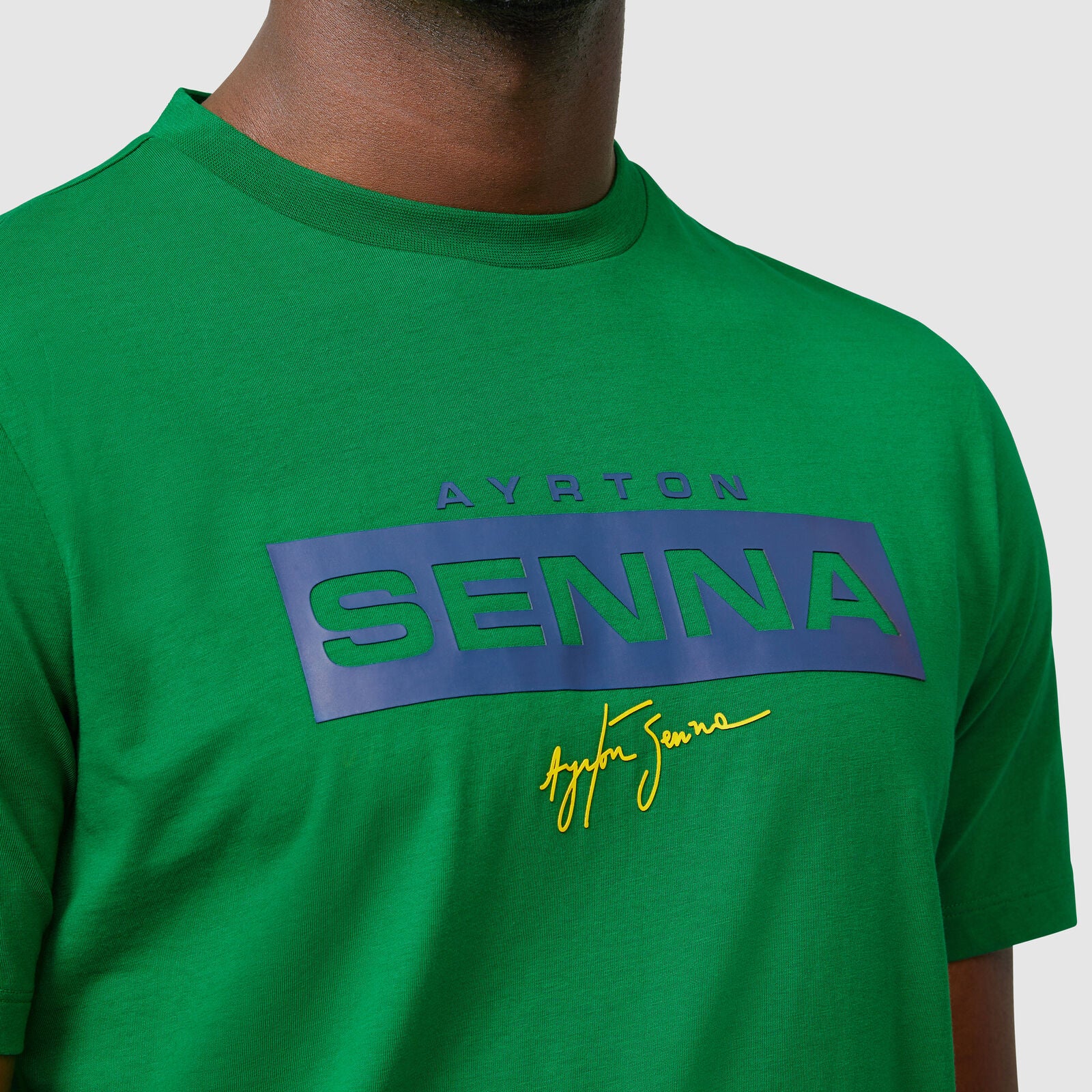 Ayrton Senna Logo Tee - Green