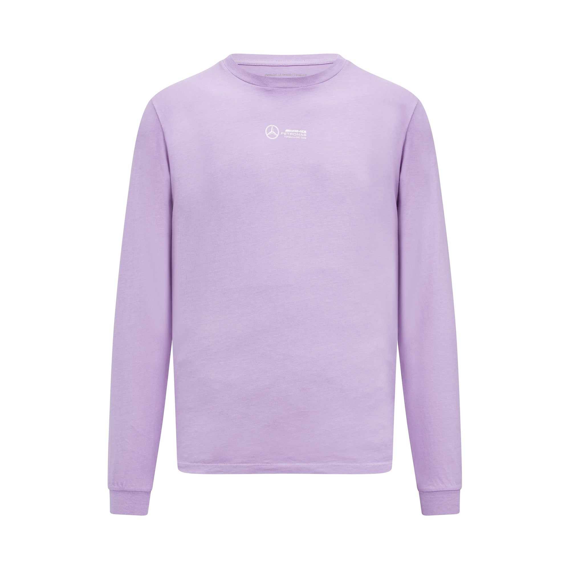 Mercedes AMG Petronas F1 LS Retro Tee Mens - Lilac