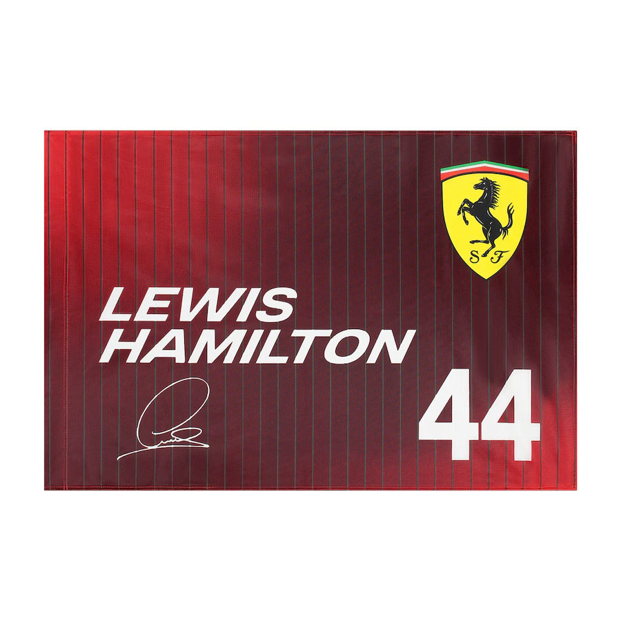 Scuderia Ferrari F1 60X90 Hamilton Flag Unisex - Dark Cherry