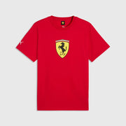 Scuderia Ferrari F1 Big Shield Tee Mens - Rosso Corsa
