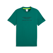 Aston Martin F1 Large Logo Tee Mens - Green Lux