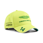 Aston Martin F1 Team 2026 Alonso Baseball Cap Unisex - Lime Shimmer