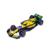Bburago McLaren Racing F1 MCL38 Oscar 2024 Monaco GP Model Car Unisex - Yellow - 1:43 Scale