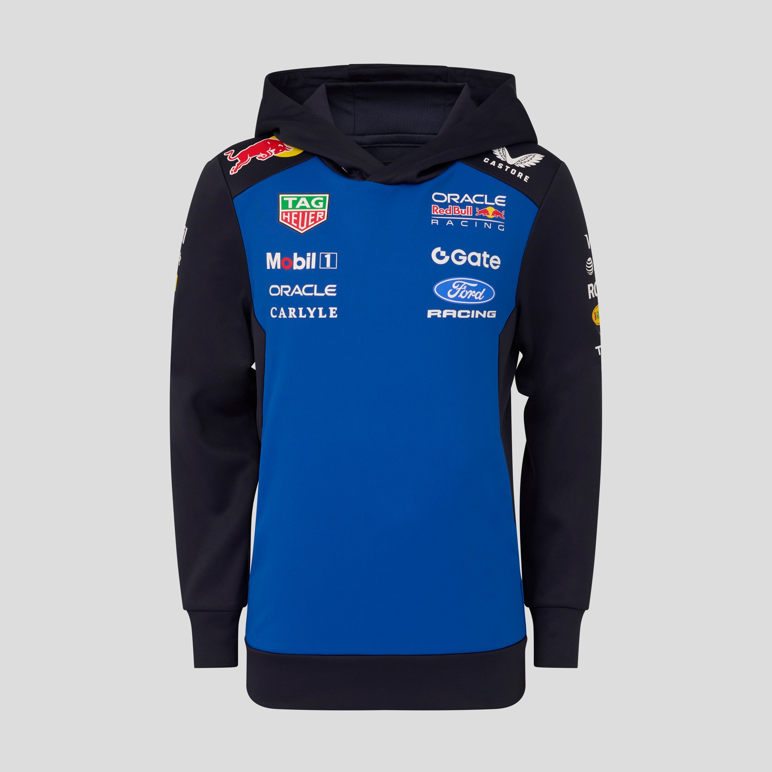 Red Bull Racing F1 Team 2026 Overhead Hoodie Kids - Night Sky / Surf The Web