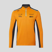 McLaren F1 2023 Team Quarter Zip Top Mens - Papaya