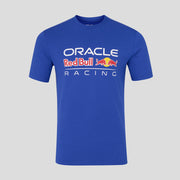 Red Bull Racing F1 Oracle Logo Regular Fit Tee Unisex - Bluing