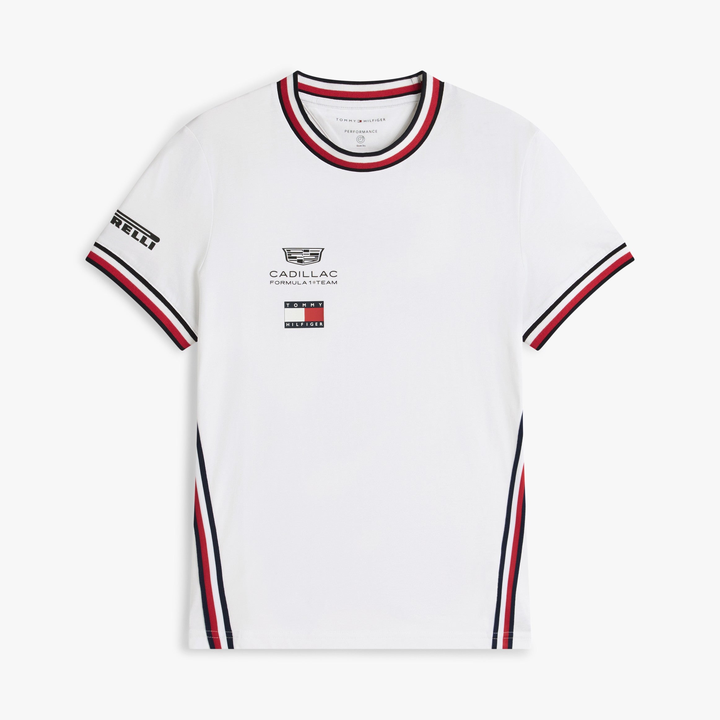 Cadillac F1 Team 2026 X Tommy Hilfiger Cropped Tee Womens - White